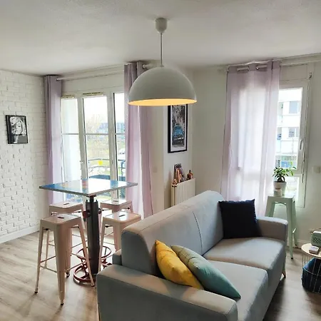 アパート Le Manhattan 3*, Lumineux , Calme Vue Sur Le ブルージュ